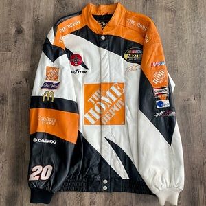Vintage NASCAR leather jacket